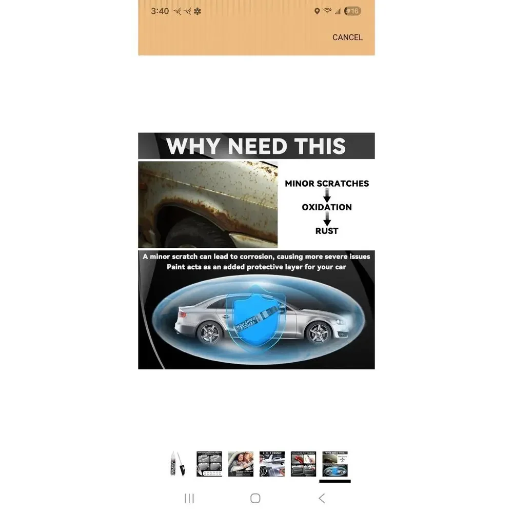 Silver Touch Up Paint for Cars, Professional Automotive Paint Scratch Repair,...